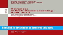 [Popular Books] Advances in Web-based Learning - ICWL 2012: 11th International Conference, Sinaia,