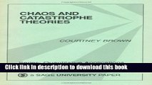 [Popular Books] Chaos and Catastrophe Theories (Quantitative Applications in the Social Sciences)