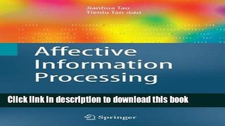 [Popular Books] Affective Information Processing Free Online