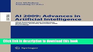 [Popular Books] AI 2009: Advances in Artificial Intelligence: 22nd Australasian Joint Conference,