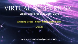 Amazing Grace - Flute and Piano Sheet Music Video Score