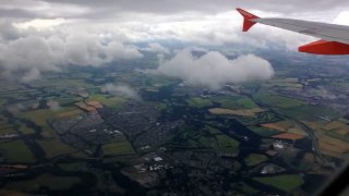 Landing at Edinburgh Airport Time Lapse