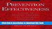 [Popular Books] Prevention Effectiveness: A Guide to Decision Analysis and Economic Evaluation