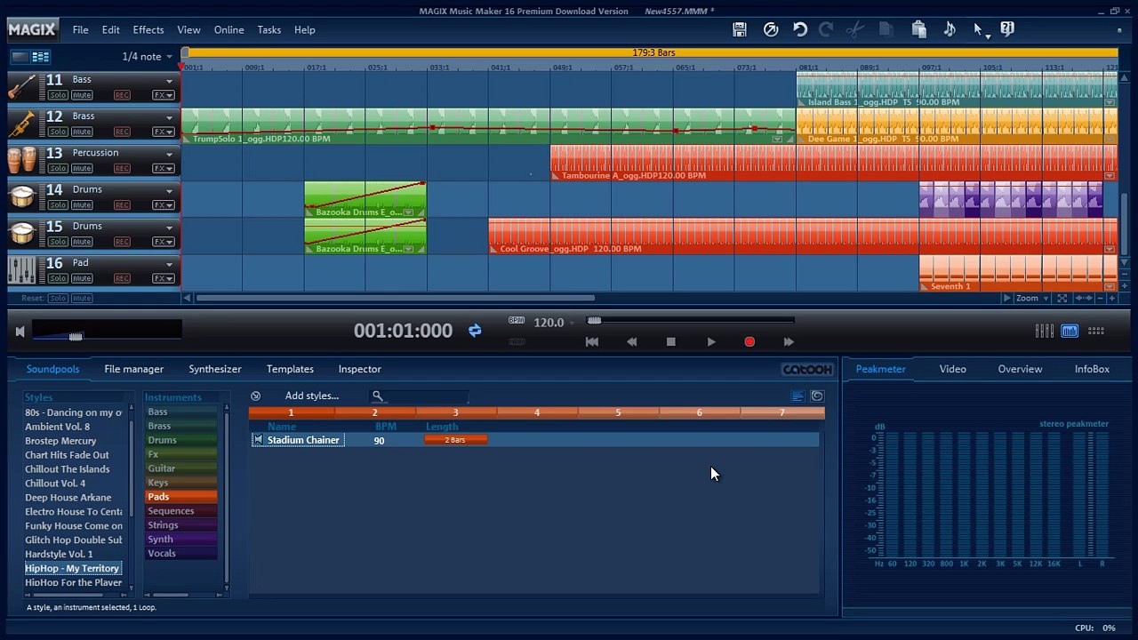 Magix Music Maker - Deep house hip hop chillout