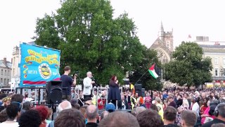 Jeremy Corbyn's leadership rally (take 2) in Bristol