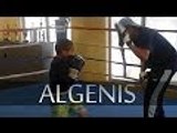 ALGENIS JR PAD WORK 7 YEARS OLD STILL LEARNING