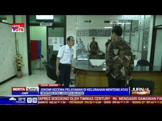 Jokowi Kecewa Pelayanan di Kelurahan Menteng Atas