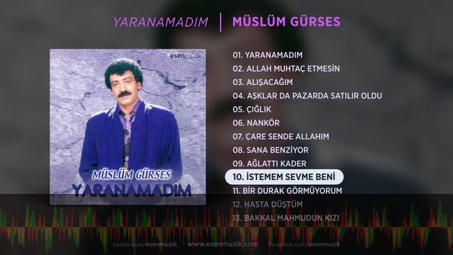 İstemem Sevme beni (Müslüm Gürses) Official Audio #istememsevmebeni #müslümgürses