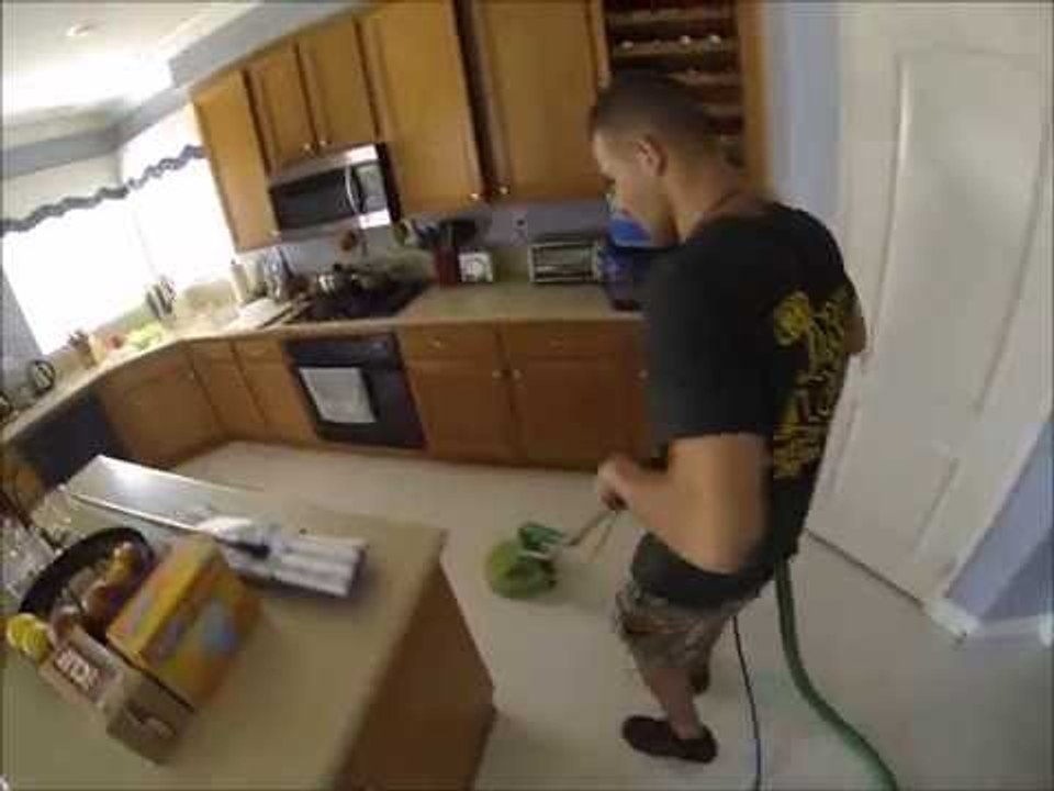 Cleaning Company Makes Grout Vanish With Powerful Equipment