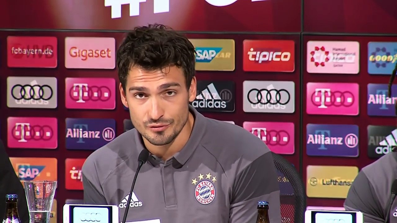 Mats Hummels talking about DFB Super Cup