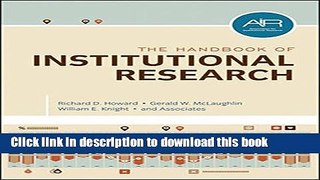 [Fresh] The Handbook of Institutional Research New Books
