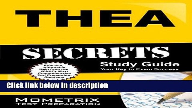 Download THEA Secrets Study Guide: THEA Test Review for the Texas Higher Education Assessment Full