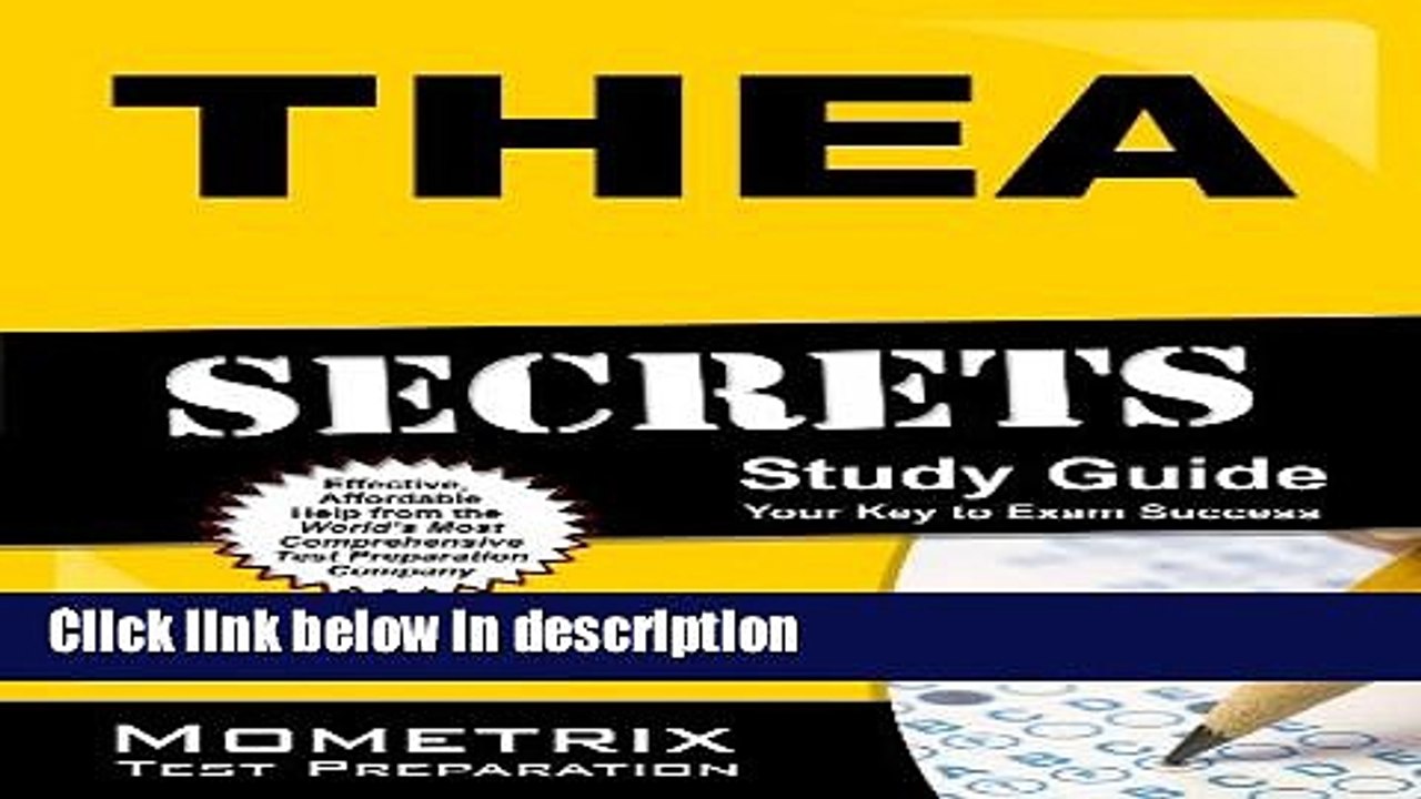 Download THEA Secrets Study Guide: THEA Test Review for the Texas Higher Education Assessment Full