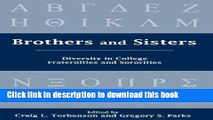 [Fresh] Brothers and Sisters: Diversity in College Fraternities and Sororities New Ebook