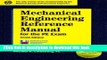 [Fresh] Mechanical Engineering Reference Manual for the Pe Exam: For the Pe Exam Online Ebook