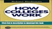 Books How Colleges Work: The Cybernetics of Academic Organization and Leadership Free Book