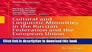 Books Cultural and Linguistic Minorities in the Russian Federation and the European Union: