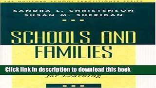 Ebooks Schools and Families: Creating Essential Connections for Learning Popular Book