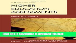 Ebooks Higher Education Assessments: Leadership Matters Popular Book