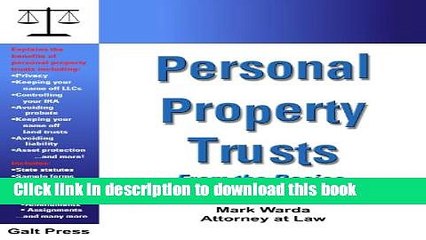 [Read PDF] Personal Property Trusts Ebook Online