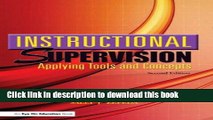Books Instructional Supervision: Applying Tools and Concepts Popular Book