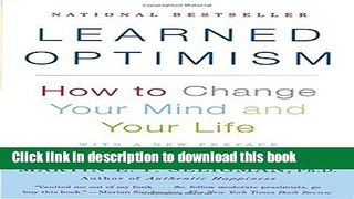 [PDF] Learned Optimism: How to Change Your Mind and Your Life E-Book Online