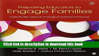 [Popular] Books Preparing Educators to Engage Families: Case Studies Using an Ecological Systems