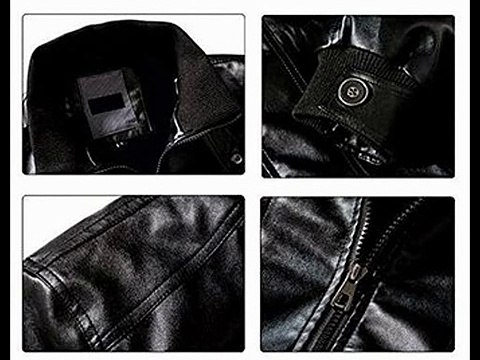 Zeagoo Men's British Style Stand-Collar Zipper Long Sleeve Coat Jacket OS28