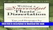[Fresh] Writing a Successful Thesis or Dissertation: Tips and Strategies for Students in the