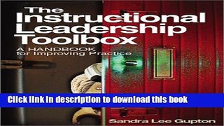 Ebooks The Instructional Leadership Toolbox: A Handbook for Improving Practice Popular Book