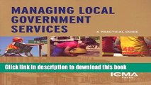 [PDF] Managing Local Government Services: A Practical Guide [Full E-Books]