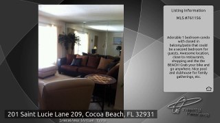 201 Saint Lucie Lane 209, Cocoa Beach, FL 32931