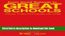 Books From Good Schools to Great Schools: What Their Principals Do Well Free Book