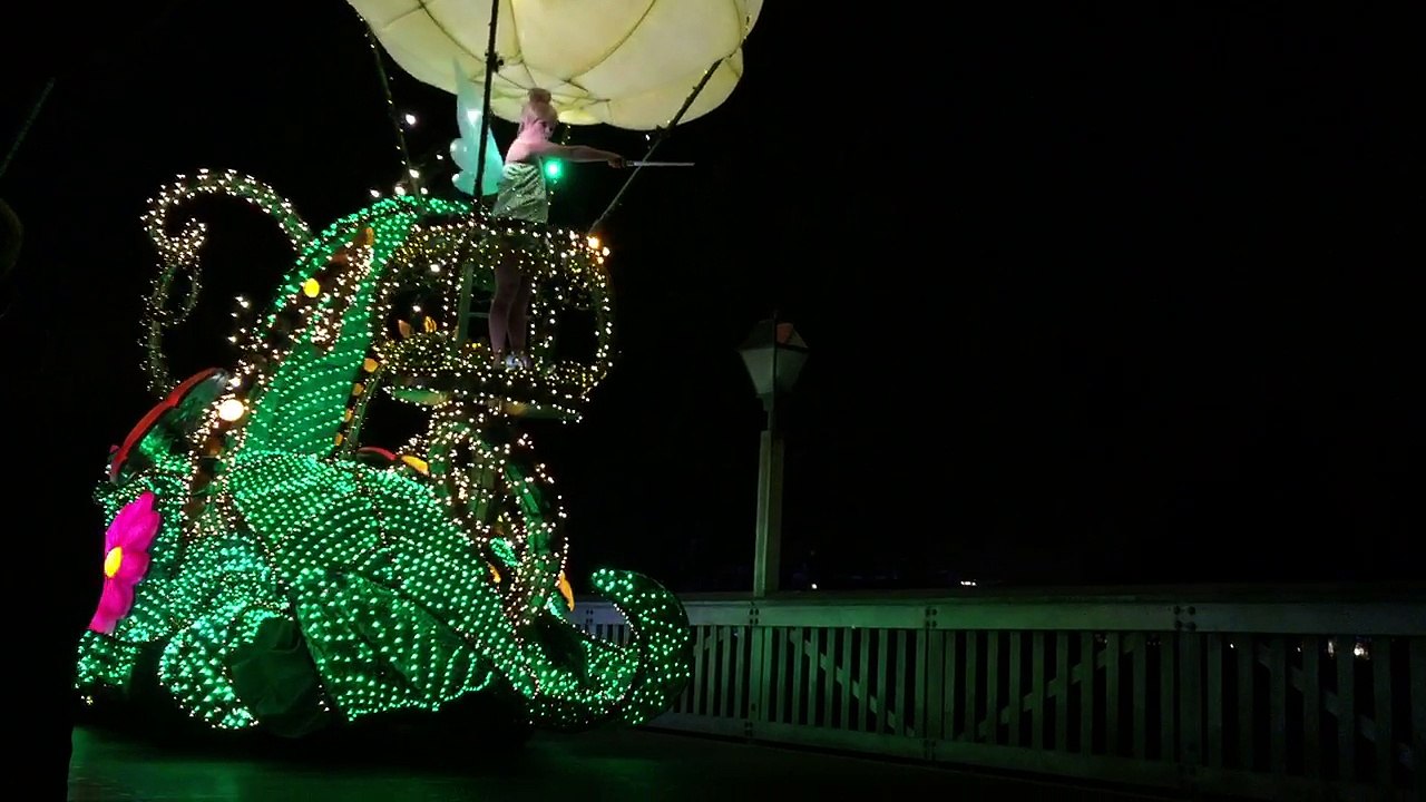 TinkerBell At The Main Street Electrical Parade At Walt Disney World