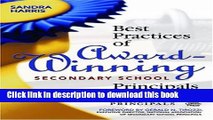 Books Best Practices of Award-Winning Secondary School Principals Free Book