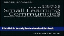 Ebooks Creating and Sustaining Small Learning Communities: Strategies and Tools for Transforming