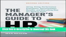 [PDF] The Manager s Guide to HR: Hiring, Firing, Performance Evaluations, Documentation, Benefits,