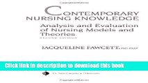 [Fresh] Contemporary Nursing Knowledge: Analysis and Evaluation of Nursing Models and Theories New