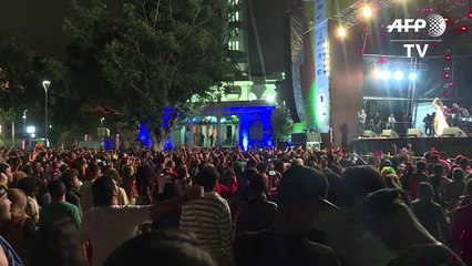 Samba e animação na Olimpíada carioca