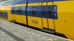 VIRM 9596, a 4 coach bi-level EMU pass station Rotterdam Lombardijen, 25 november '13