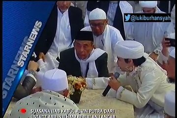 Prosesi Ijab Kabul ALVIN FAIZ (Putra Ustad Arifin  Ilham ) dan LARISSA (Mualaf Tionghoa)