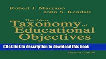 [Popular Books] The New Taxonomy of Educational Objectives [PDF]
