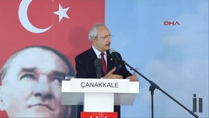 Çanakkale CHP Lideri Kılıçdaroğlu Konuştu 2