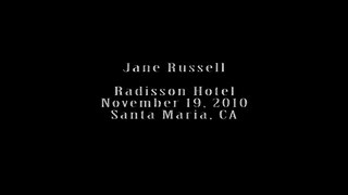 Jane Russell's Performance November 19, 2010
