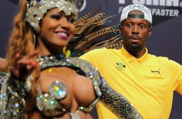 Usain Bolt fait le show pendant sa conférence de presse