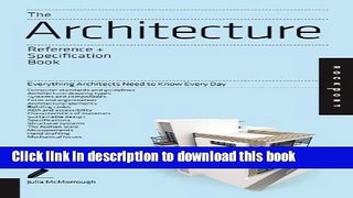 [Popular] Books The Architecture Reference   Specification Book: Everything Architects Need to