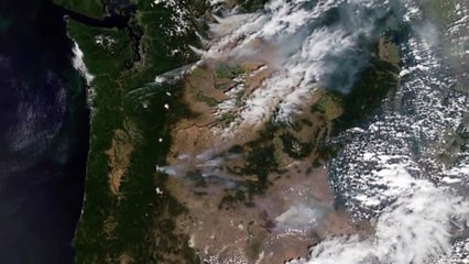 Fires seen on MODIS Satellite Imagery - 17 July 2014