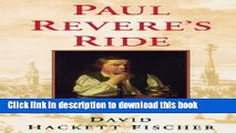 [Popular] Books Paul Revere s Ride Full Online