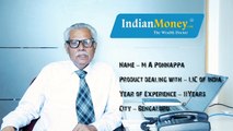 Profile of Mr M A Ponnappa - IndianMoney.com Privilege Associate