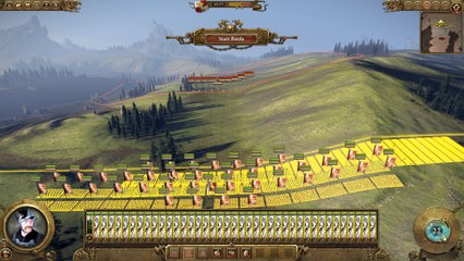4000 Spearmen VS Giants Warhammer Total War